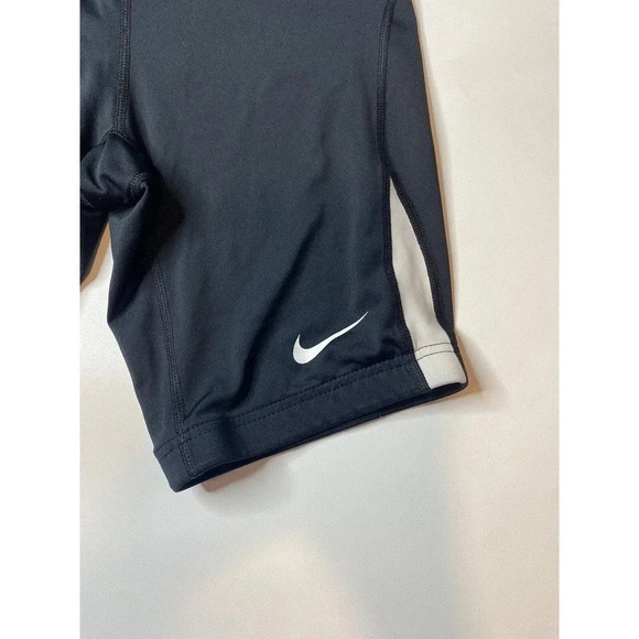 Nike Dri Fit Womens Size Small Biker Biking Shorts Black 9” - Picture 2 of 7